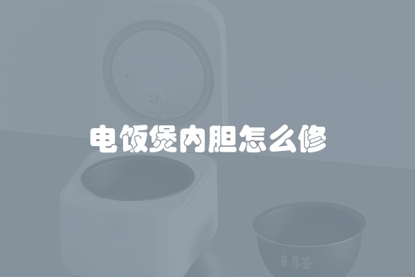 电饭煲内胆怎么修