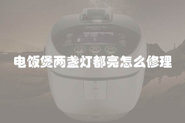 电饭煲两盏灯都亮怎么修理