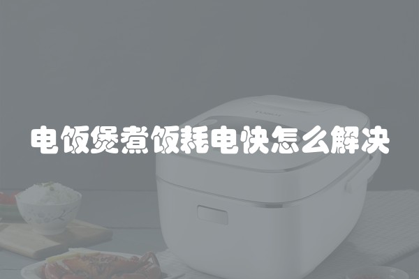 电饭煲煮饭耗电快怎么解决