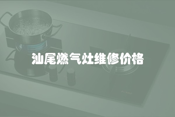 汕尾燃气灶维修价格