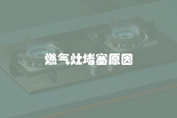 燃气灶堵塞原因