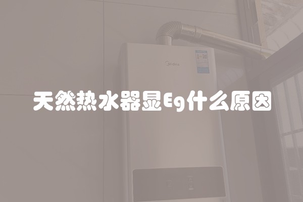 天然热水器显Eg什么原因