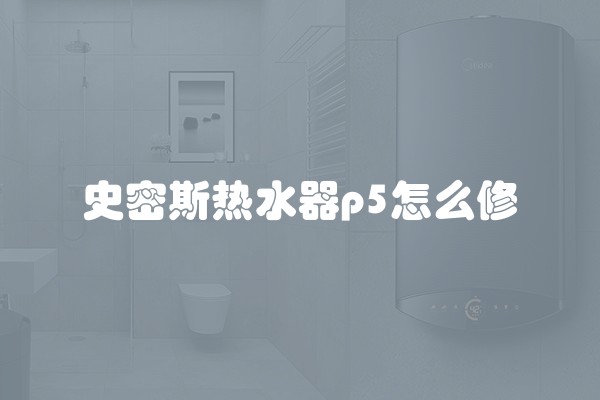 史密斯热水器p5怎么修