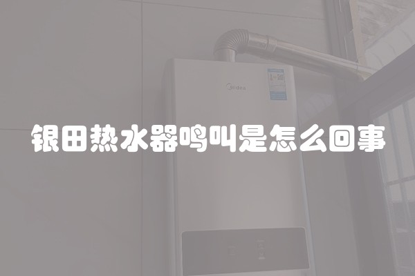 银田热水器鸣叫是怎么回事