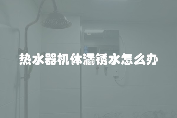 热水器机体漏锈水怎么办