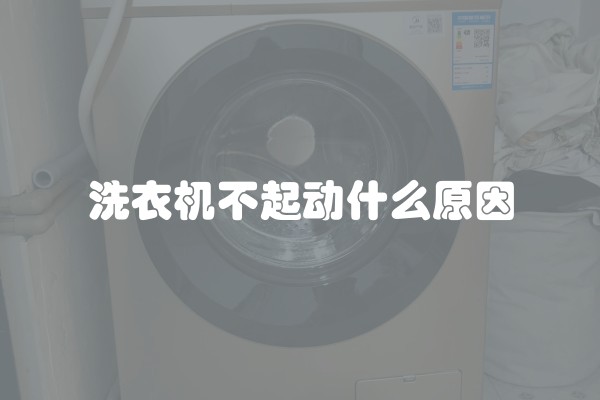 洗衣机不起动什么原因