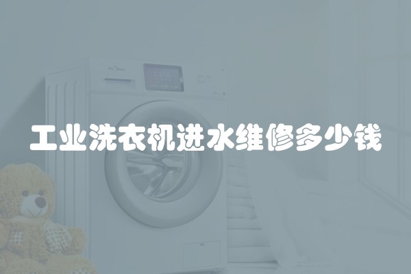 工业洗衣机进水维修多少钱
