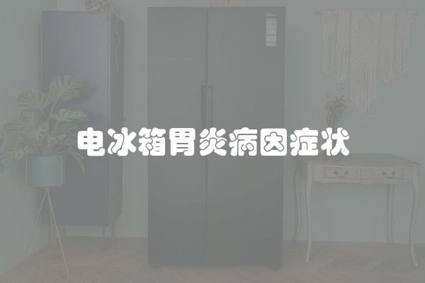 电冰箱胃炎病因症状