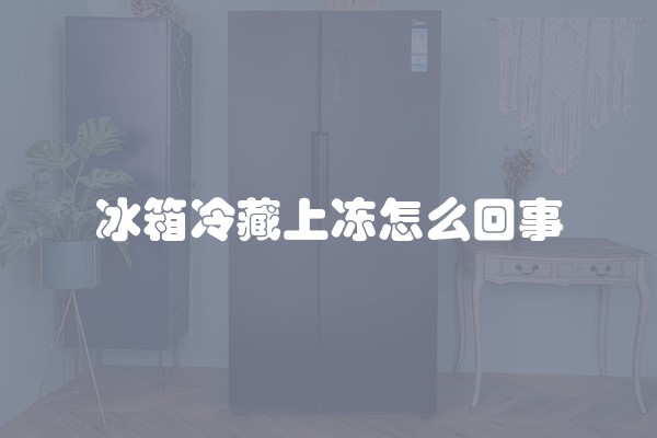 冰箱冷藏上冻怎么回事