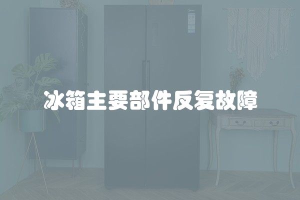 冰箱主要部件反复故障