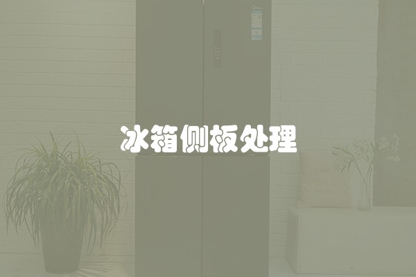 冰箱侧板处理