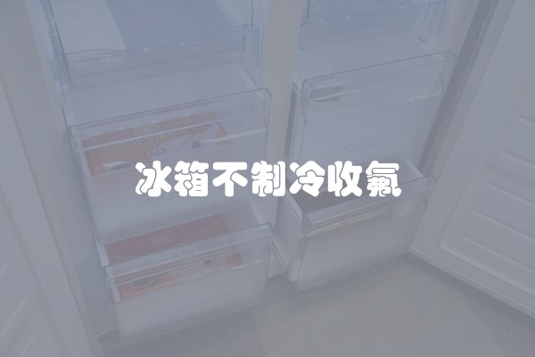 冰箱不制冷收氟