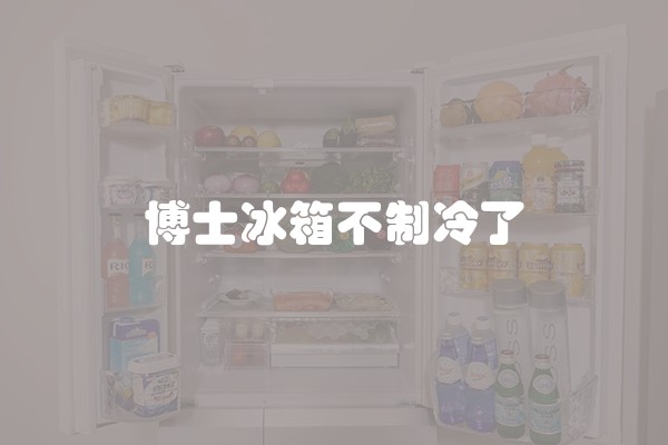 博士冰箱不制冷了