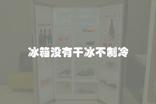 冰箱没有干冰不制冷