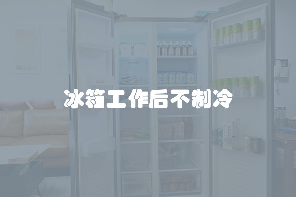 冰箱工作后不制冷