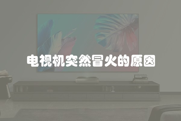 电视机突然冒火的原因