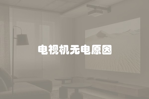 电视机无电原因