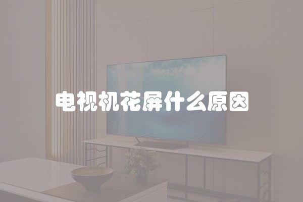 电视机花屏什么原因