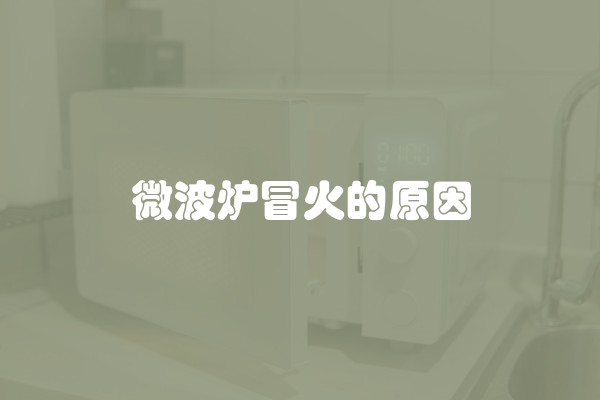 微波炉冒火的原因