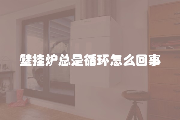 壁挂炉总是循环怎么回事