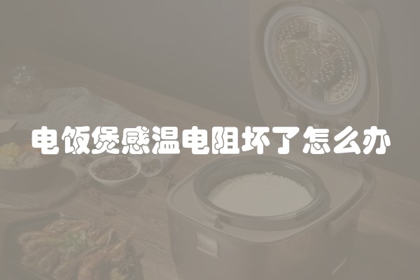 电饭煲感温电阻坏了怎么办