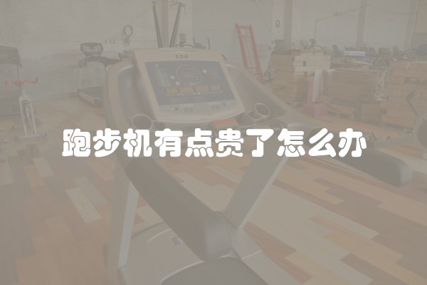 跑步机有点贵了怎么办