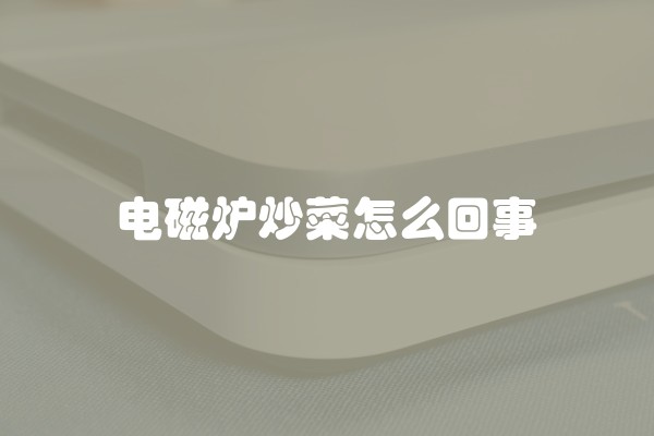 电磁炉炒菜怎么回事