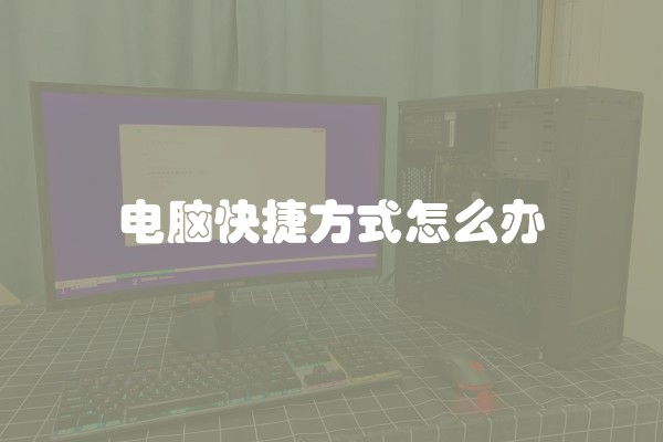 电脑快捷方式怎么办