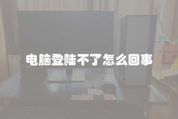 电脑登陆不了怎么回事