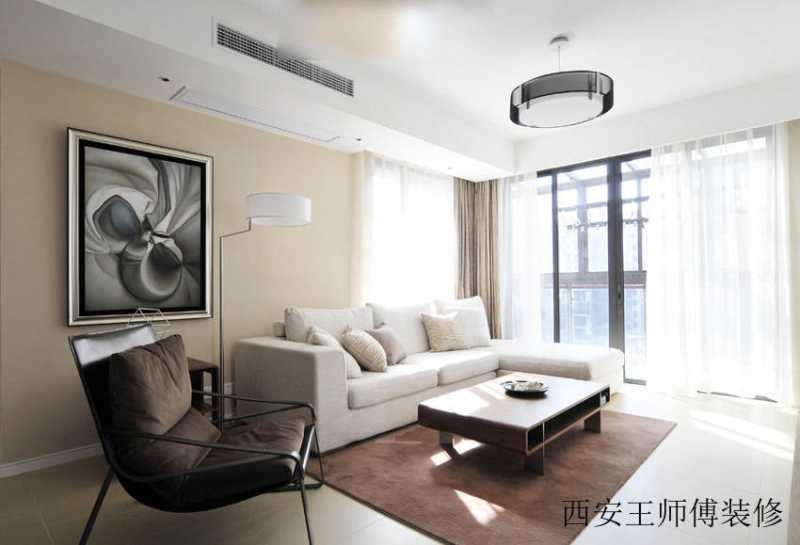 简洁现代客厅家装效果图