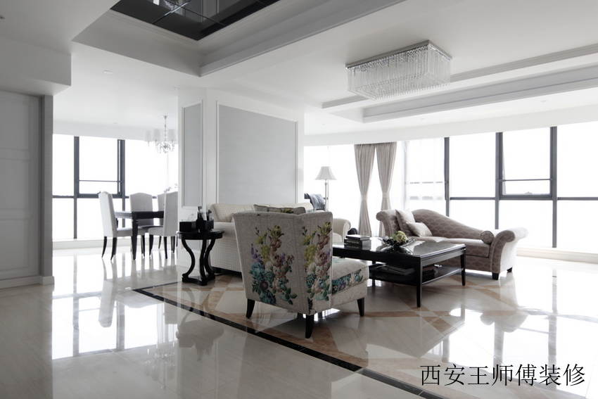 欧式现代公寓客厅家装图