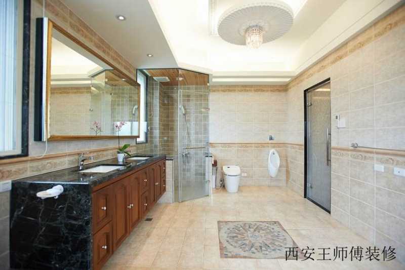 10平米别墅卫生间美式风格装修效果图