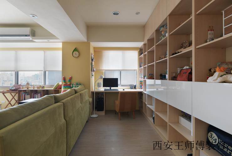 个性开放式现代书房欣赏