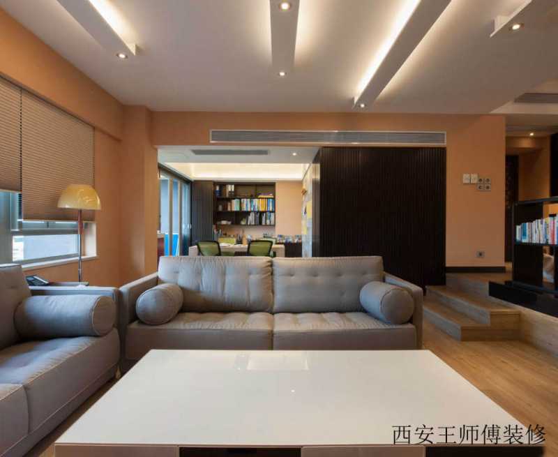 时尚现代家居灰色沙发装饰图