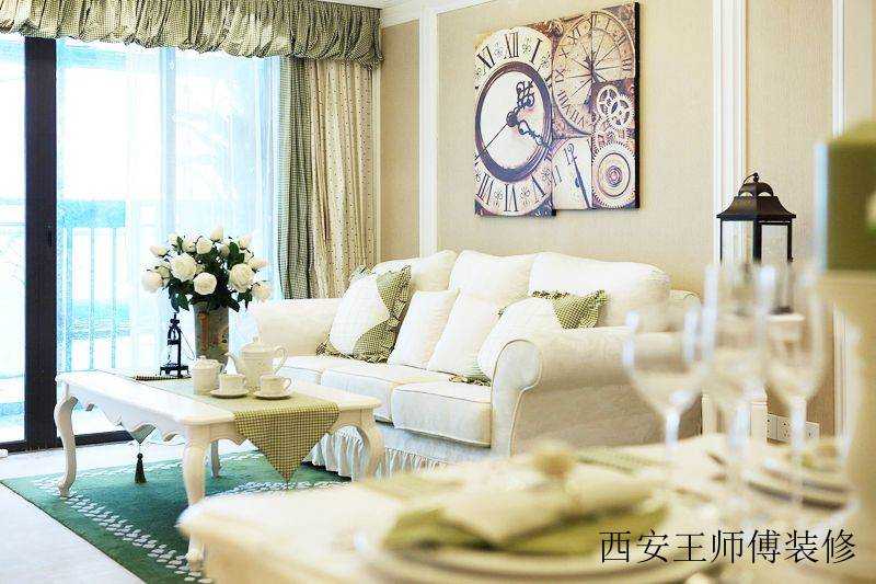 罗曼蒂克英式田园风家居客厅装修欣赏图