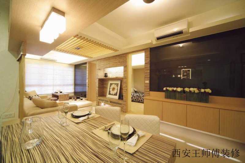 家装公寓室内淡雅简洁日式风格设计装修图