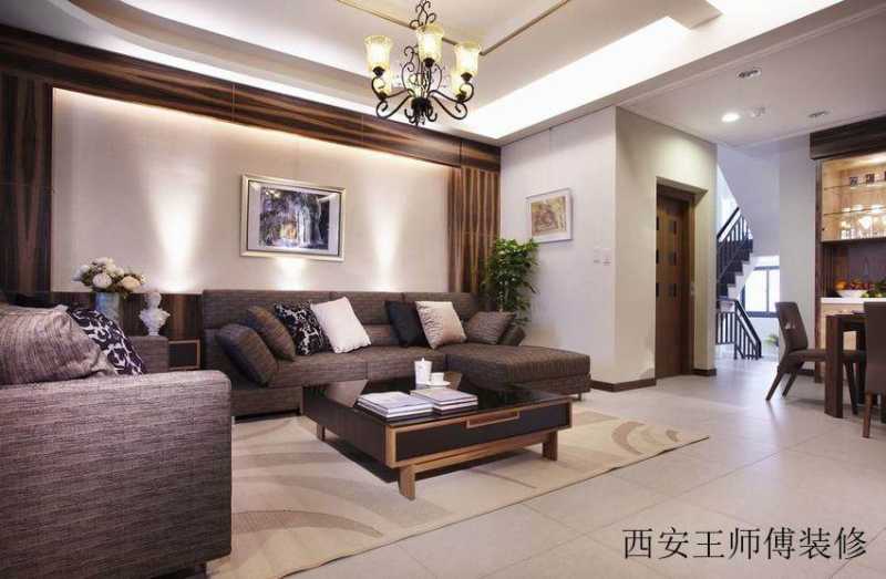 休闲美式客厅 沙发背景墙欣赏