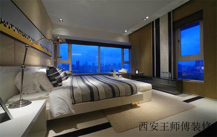 现代都市风卧室设计效果图