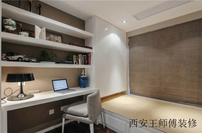 简约宜家书房书桌台设计