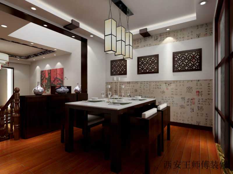 明清古典中式风餐厅效果图