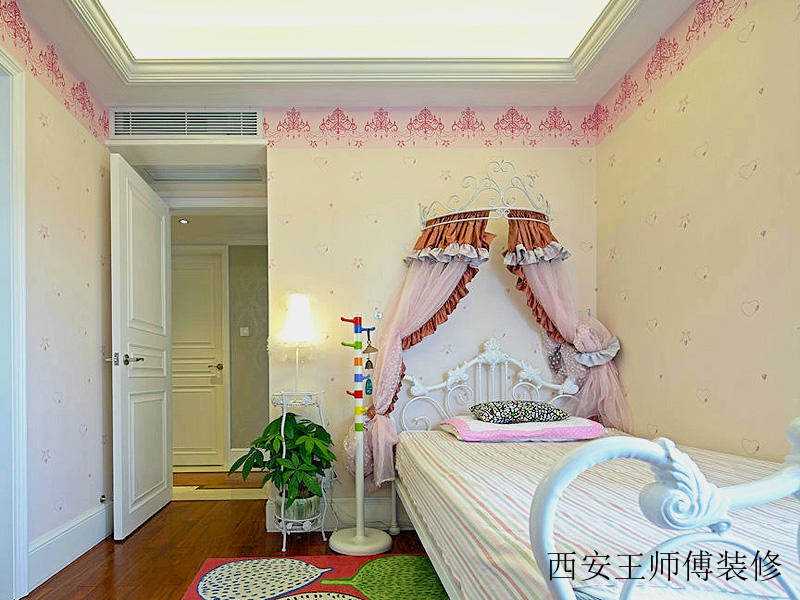 清新可爱简欧风格儿童房装饰欣赏图