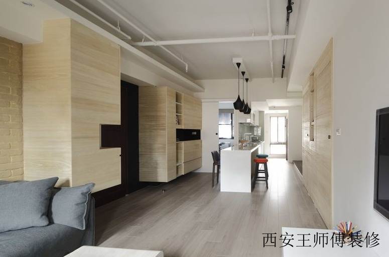 现代简约室内餐厅黄色背景墙效果图