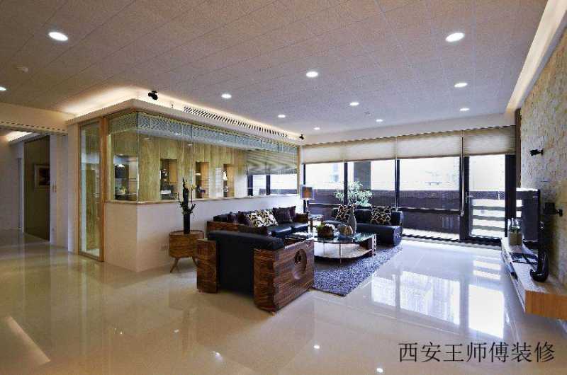 宽敞悠闲美式设计客厅装修效果欣赏图