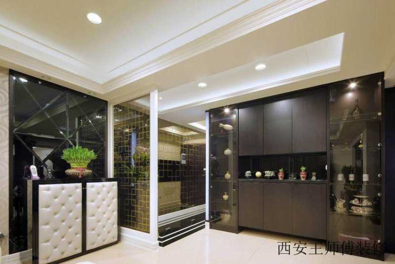 时尚混搭家居博古收纳柜设计