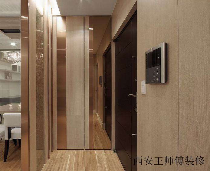 现代家装进门玄关背景墙设计