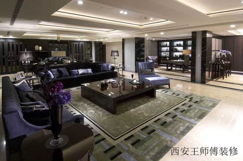 高雅豪华现代三居室家装图