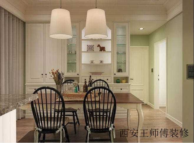 清新简约现代餐厅装修效果欣赏图