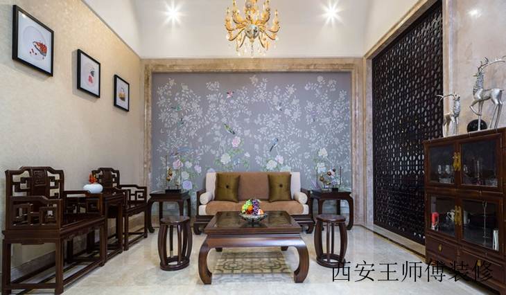 中式新古典茶室效果图