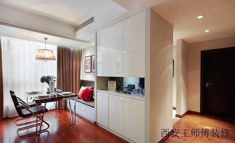 时尚现代餐厅餐边收纳柜设计