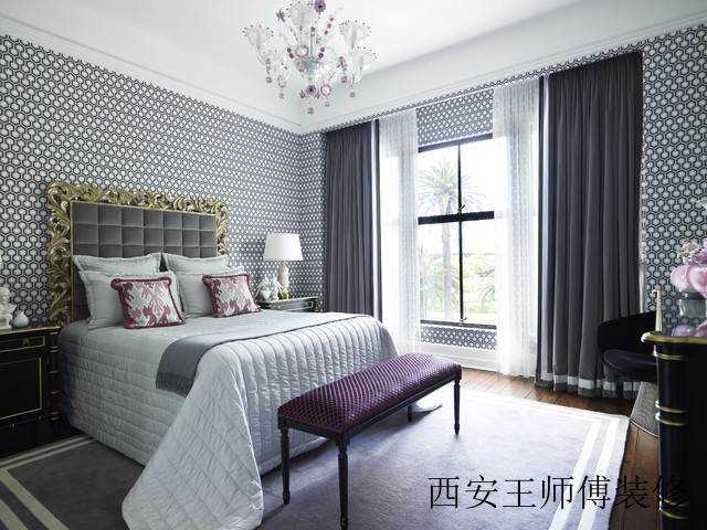 高雅现代三居卧室装修效果图